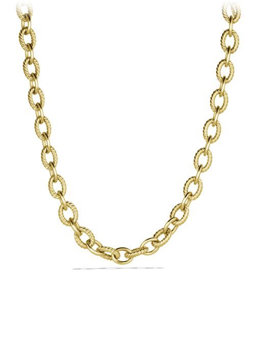 Oval Large Link Necklace in Gold | Saks Fifth Avenue