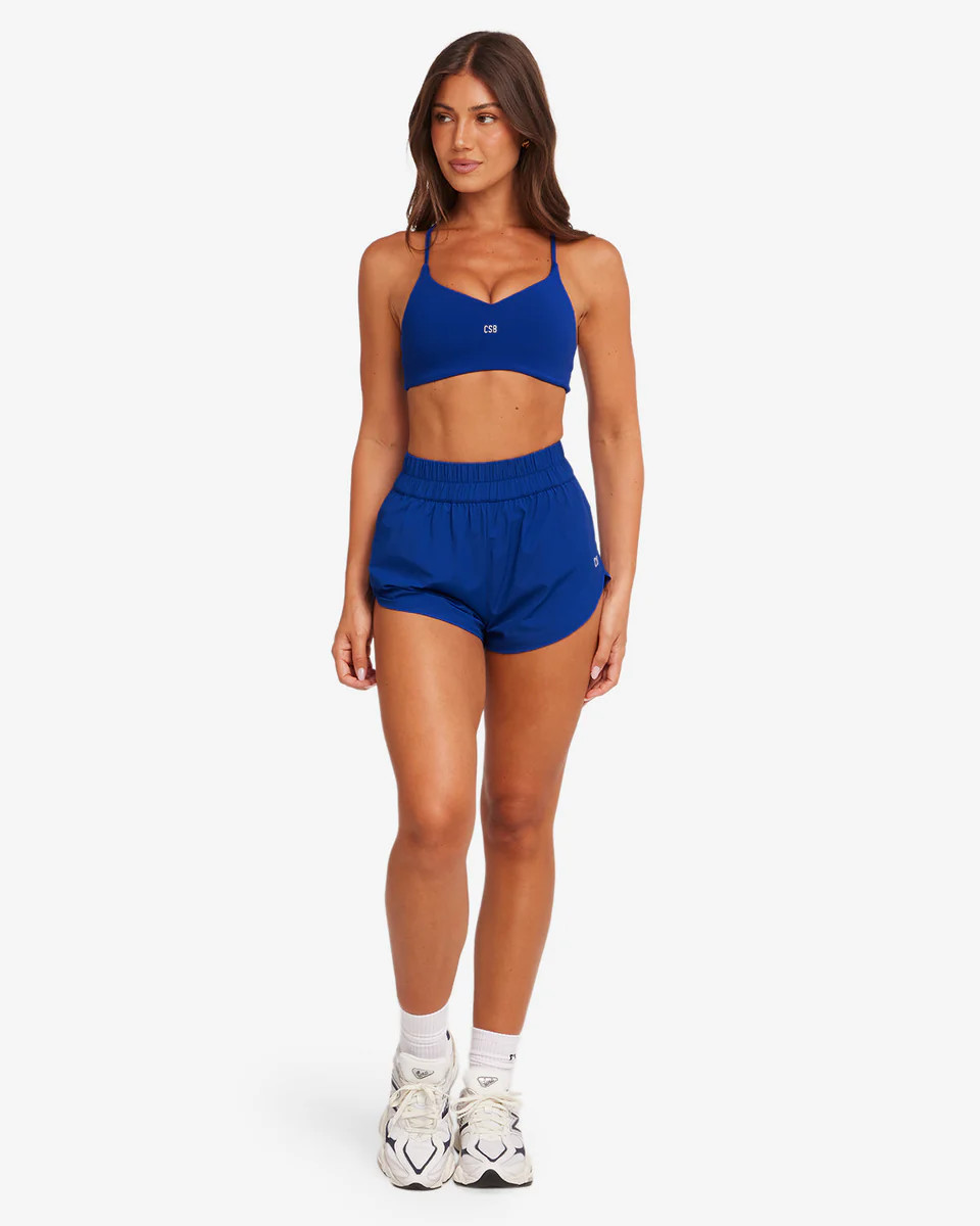 CSB Run Shorts | Cobalt | Crop Shop Boutique US