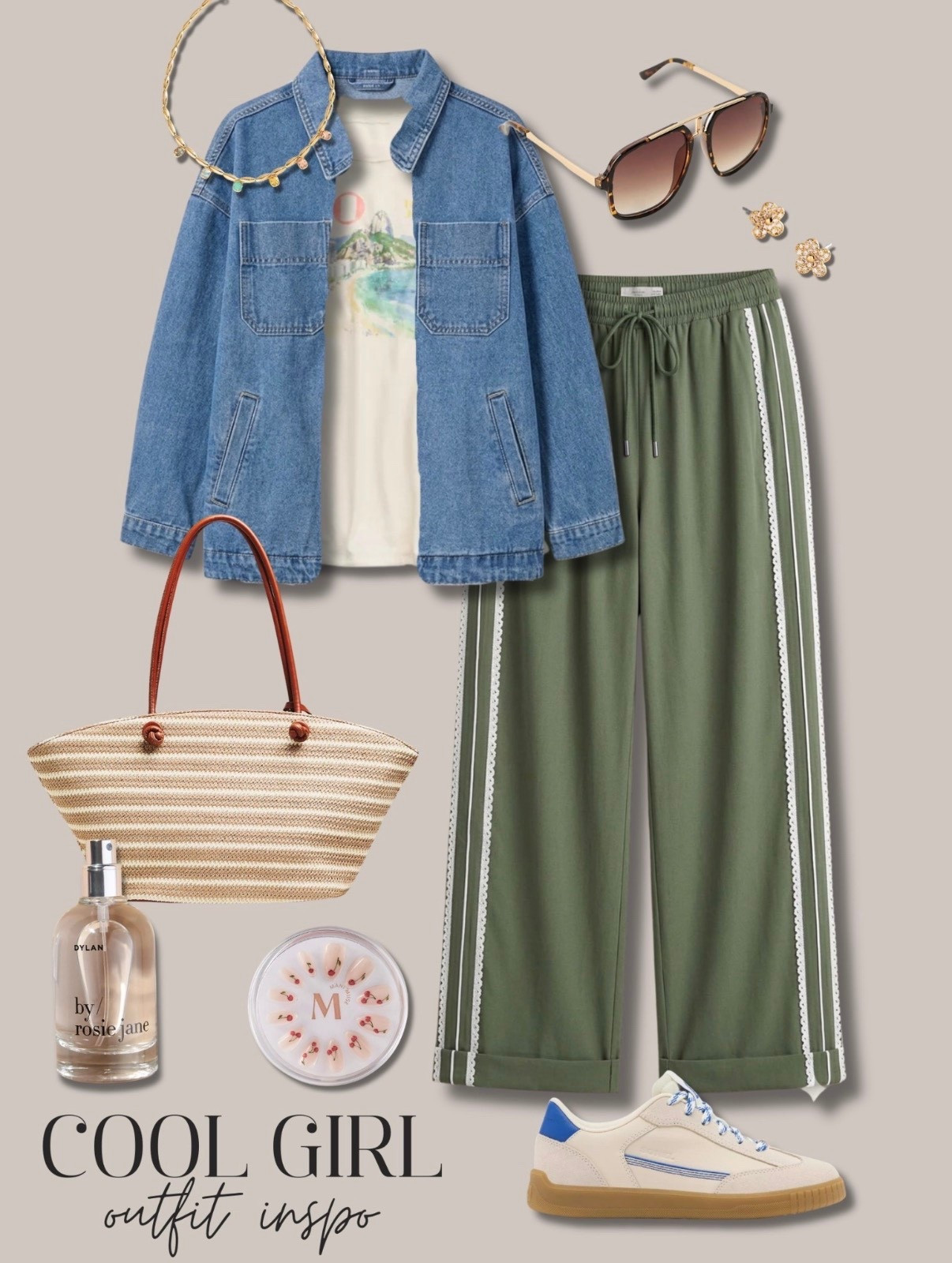 🤍 Cool girl outfit inspo❣️ loving these sweatpants that look Free People but for way less. 

#LTKdayinmylife #LTKgrwm #LTKootd