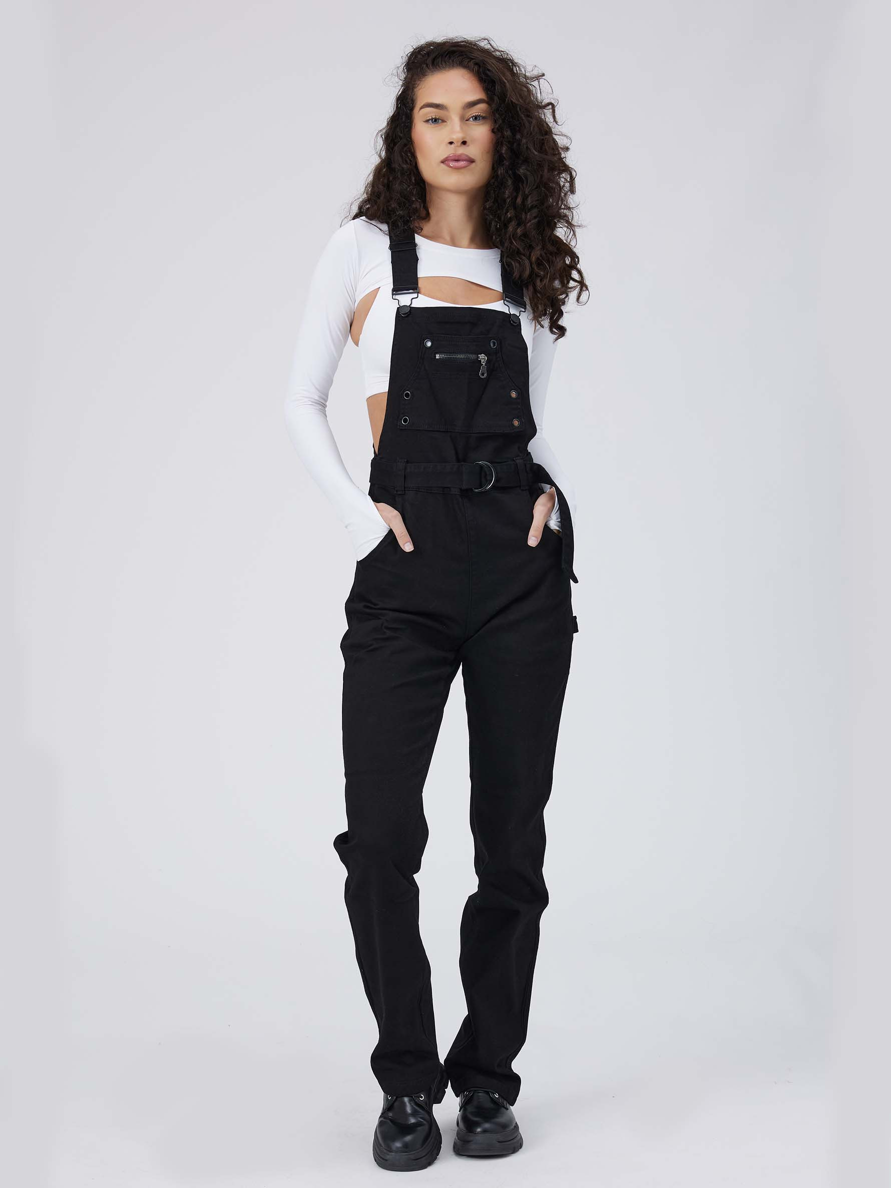 Over It Alls - Black S / Regular | Buffbunny