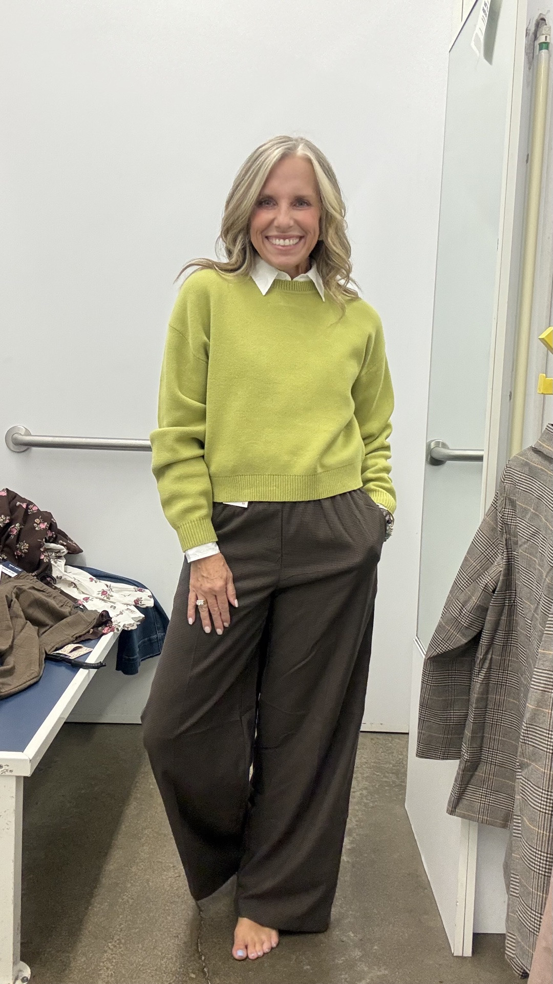 This color combo is magical. Perfect for a fun fall transition outfit

#LTKootd #LTKgrwm #LTKOver40