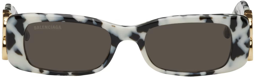Black & White Dynasty Sunglasses | SSENSE