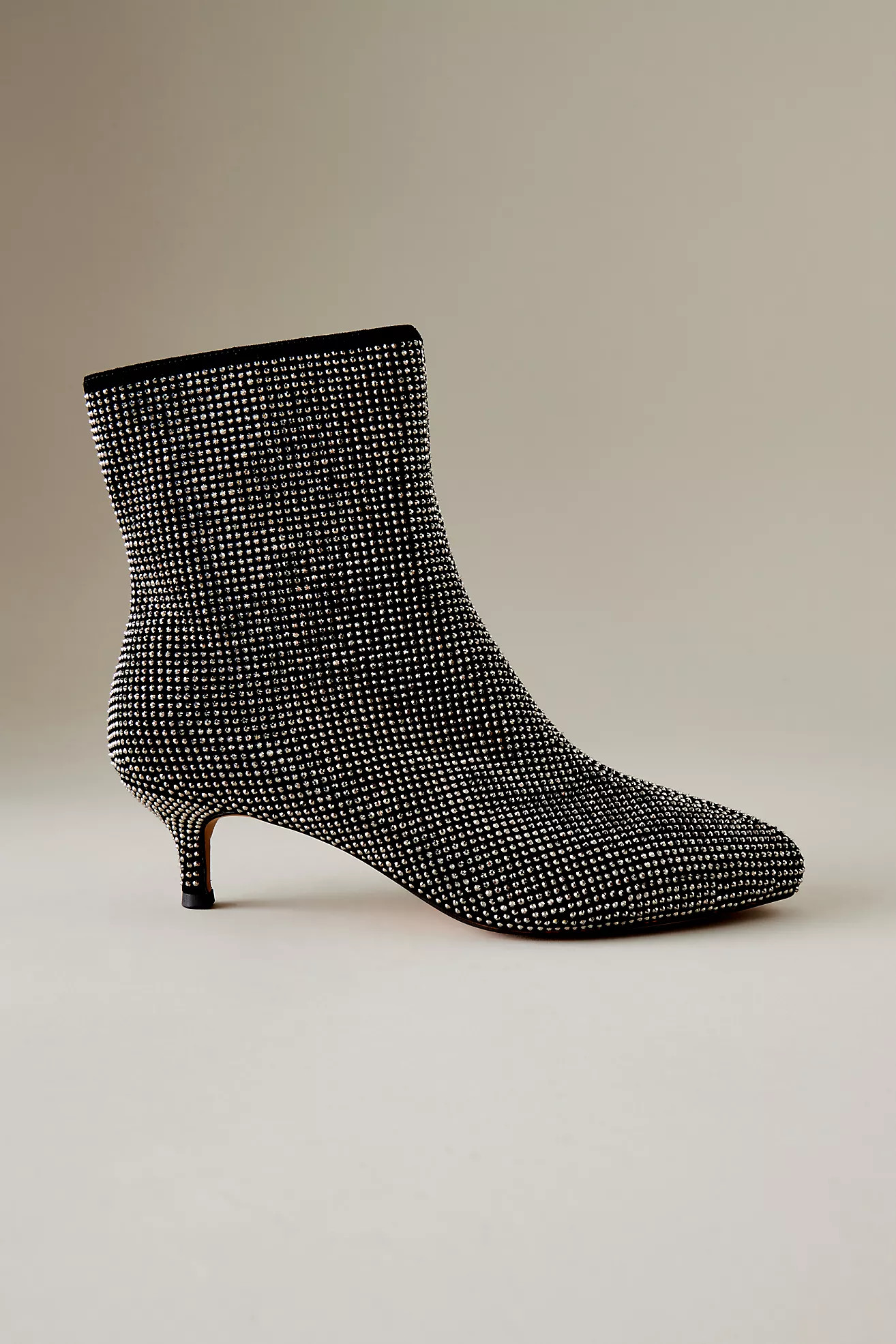 Shoe The Bear Glitzy Kitten Heel Leather Ankle Boots | Anthropologie (UK)
