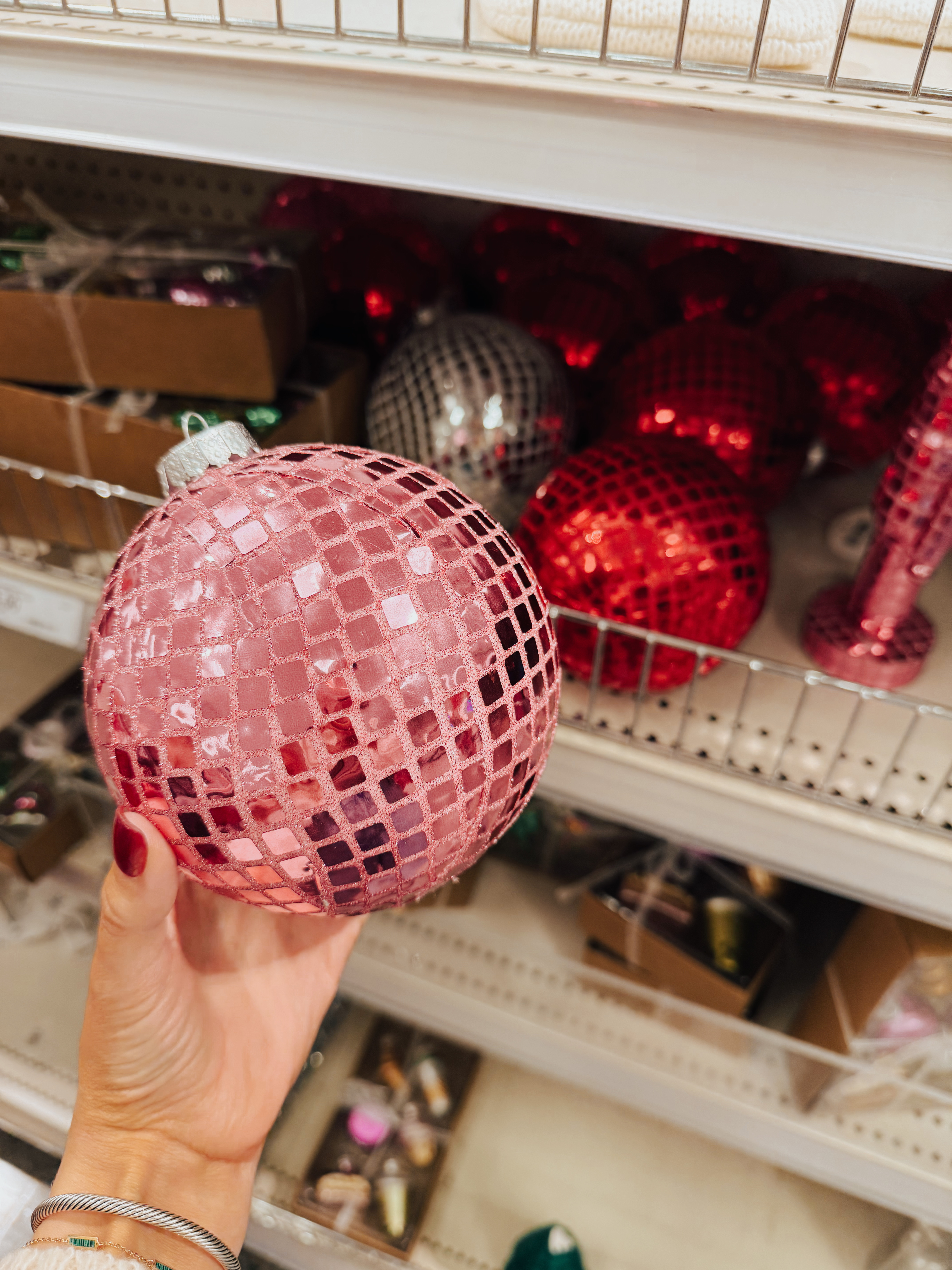 Cute pink disco ball ornament comes in multiple colors!

#LTKSeasonal #LTKHoliday #LTKHome