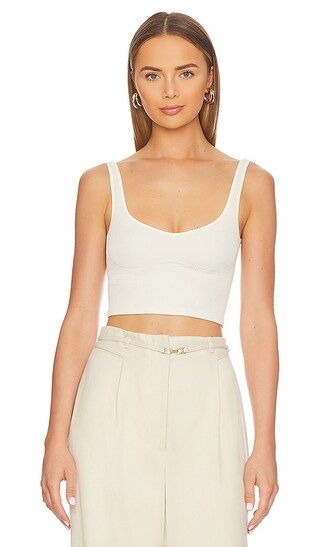 X Intimately FP Meg Seamless Crop in Ivory | Revolve Clothing (Global)