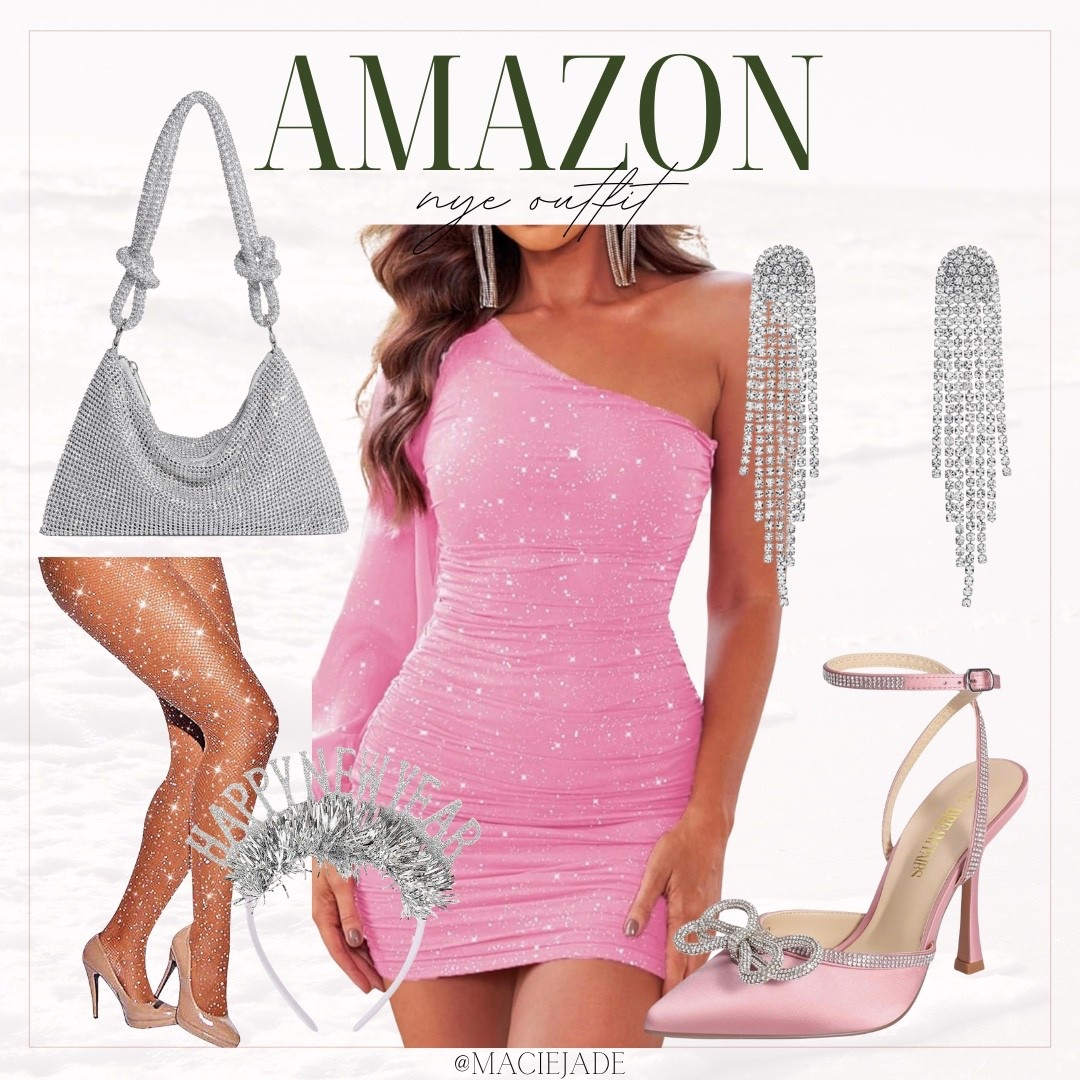 Amazon NYE outfit!✨🩷🩶 nye outfit, nye outfit idea, nye outfit for women, silver outfit, pink dress nye

#LTKSeasonal #LTKFindsUnder100 #LTKMidsize
