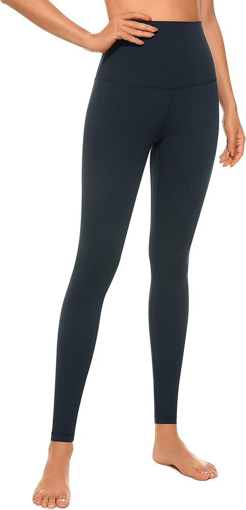 CRZ YOGA Super High Waisted Butterluxe Workout Leggings 25''/ 28'' -Over Belly Buttery Soft Full ... | Amazon (US)