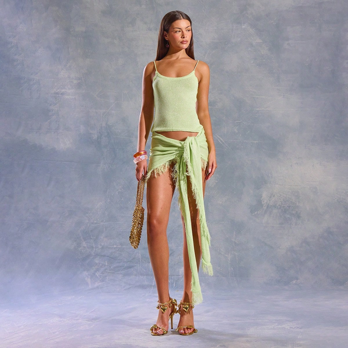 MUSERA Scoop Neck Knitted Strappy Vest Top Spring, Summer, Ibiza Outfit, Y2k, Cool Girl, Festival, Rave Outfit, Vacation, Club Outfits, Cute, | SHEIN