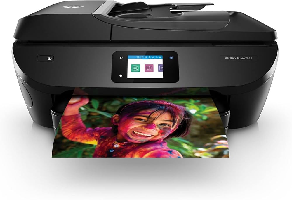 HP Envy Photo 7855 All-in-One Color Printer with Wireless Direct Printing (Renewed) | Amazon (US)