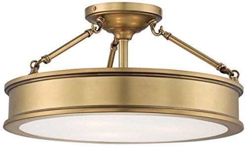 Minka Lavery 4177-249 Three Light Semi Flush Mount | Amazon (US)