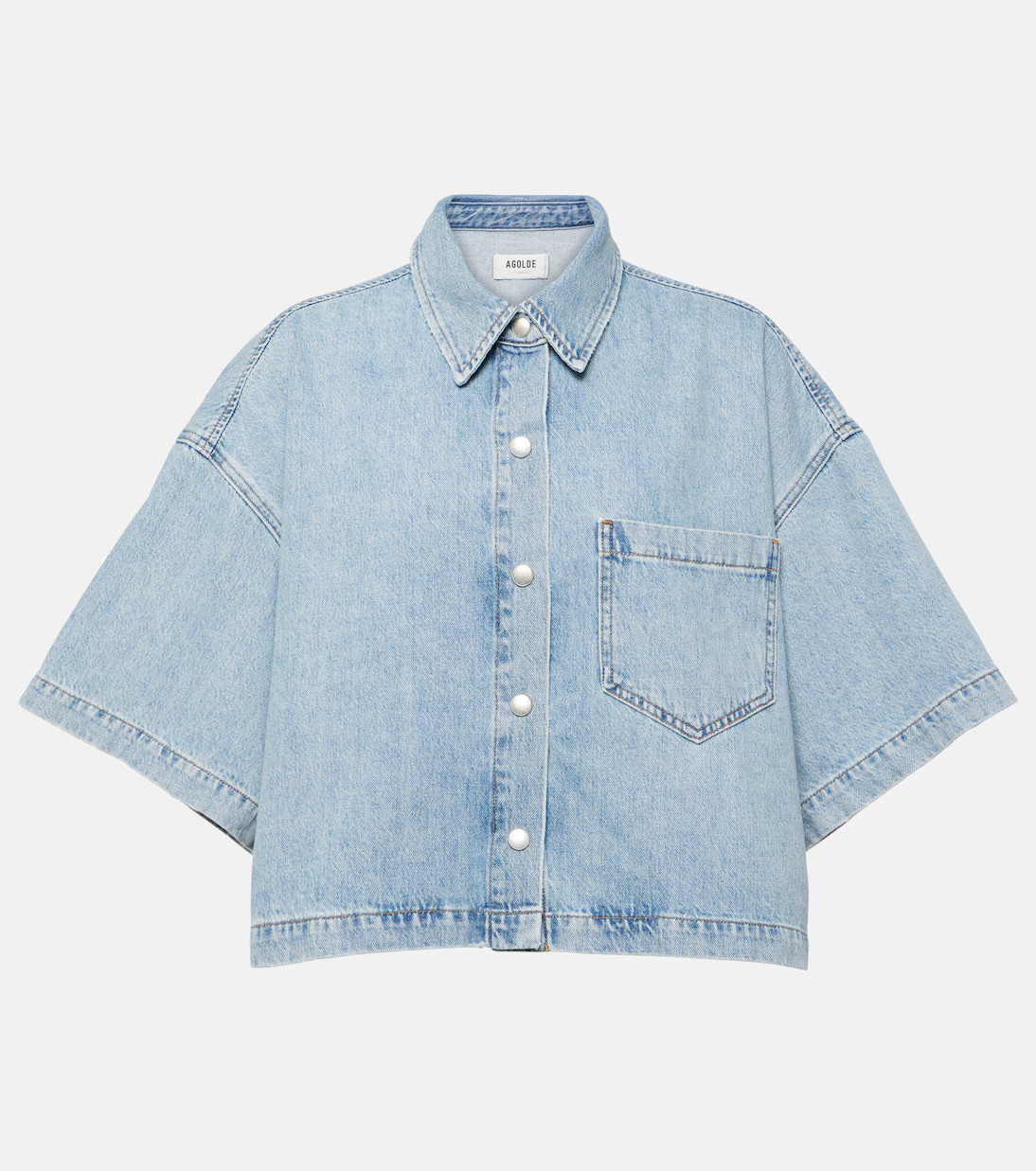 Rona Box cropped denim shirt | Mytheresa (US/CA)