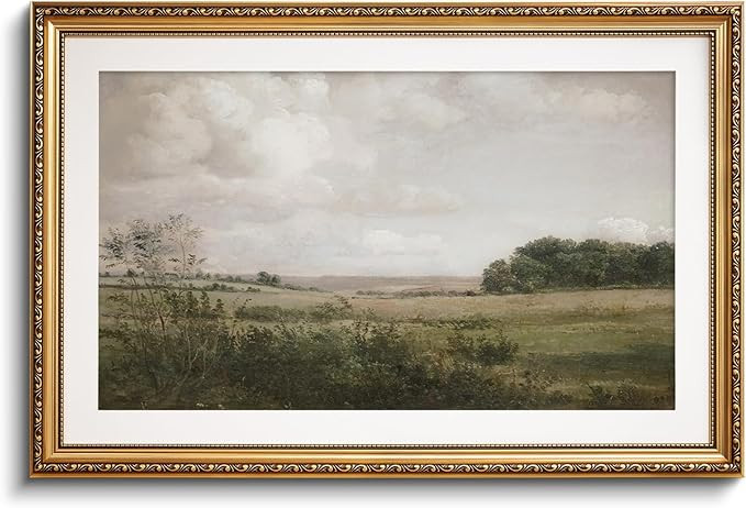 VIYYIEA Vintage Gold Framed Large Wall Art, 24x36 Inch Nature Wilderness Landscape Retro Picture ... | Amazon (US)