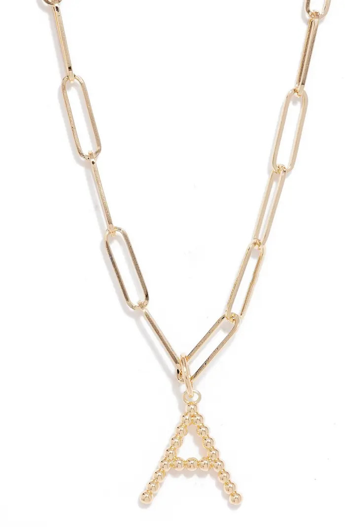 Nordstrom Beaded Initial Necklace | Nordstrom | Nordstrom Canada