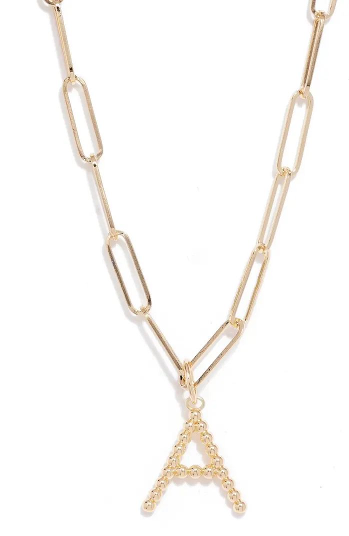 Nordstrom Beaded Initial Necklace | Nordstrom | Nordstrom Canada