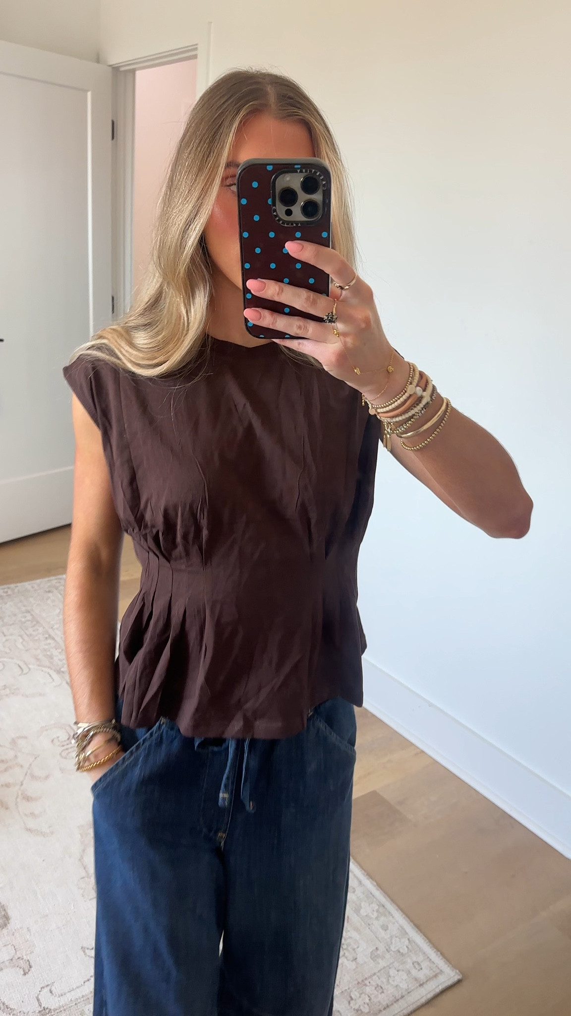 Amazon size small Watashi Women Summer Babydoll Tops Casual Cap Sleeve Peplum Tunic Shirt Dressy Pleated Tops Blouses

#LTKWorkwear #LTKSaleAlert #LTKootd