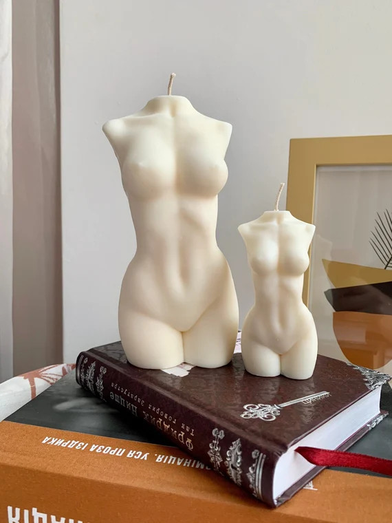 BIG SIZE Venus candle  female body  torso  goddess  vegan | Etsy | Etsy (US)