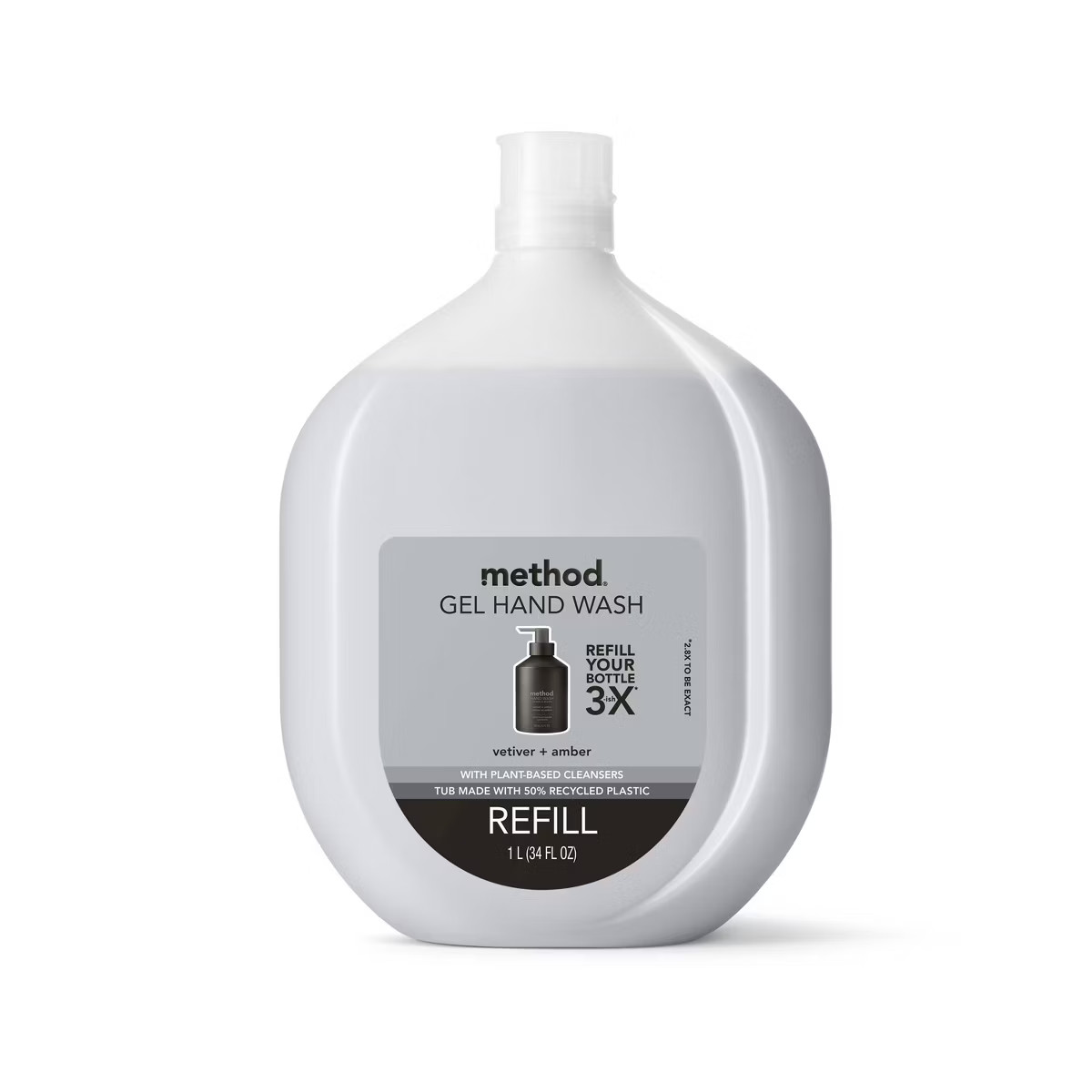 Method Gel Hand Soap Refill - Vetiver + Amber - 34 fl oz | Target