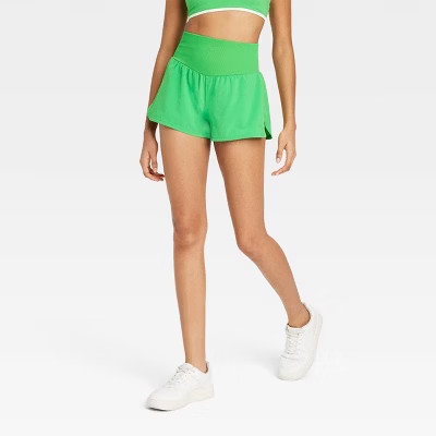 Women's Seamless Waistband Woven High-Rise Shorts 2.5" - JoyLab™ | Target