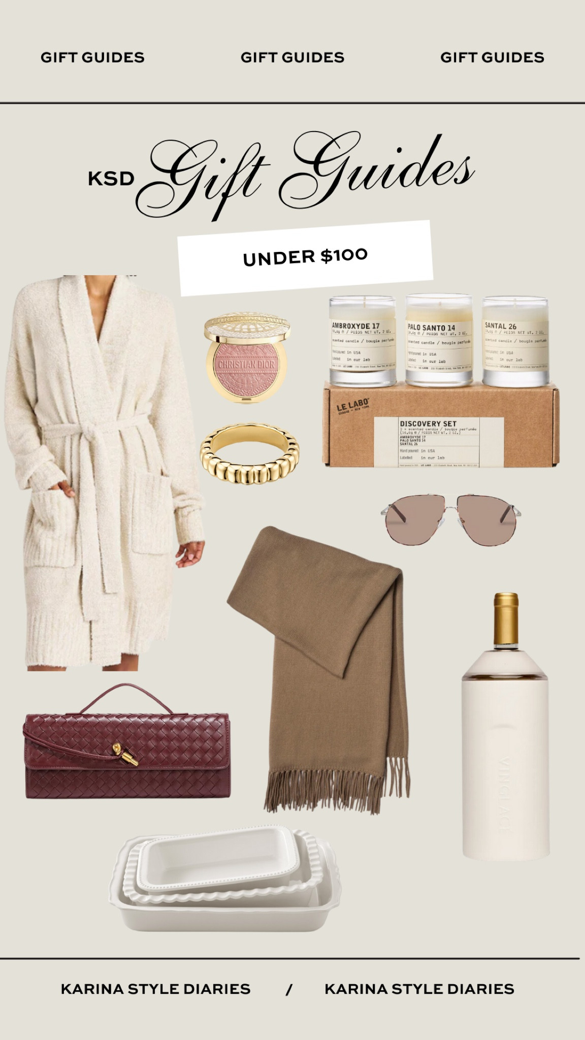 You can source so many quality, gift-worthy finds for under $100, and this roundup proves it. Some highlights: This cashblend scarf is a practical and chic option that the recipient will have for years to come. The cult-favorite Dior highlighter is perfect for the beauty lover. Plus, this Amazon purse is selling quickly (and it’s giving major designer vibes!) 👀

#LTKSeasonal #LTKGiftGuide #LTKHoliday