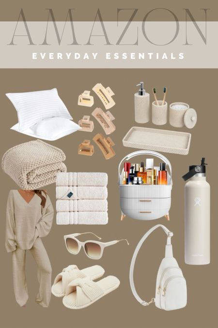 Amazon everyday neutral essentials for self-care life! 

#LTKstyletip #LTKhome #LTKbeauty
