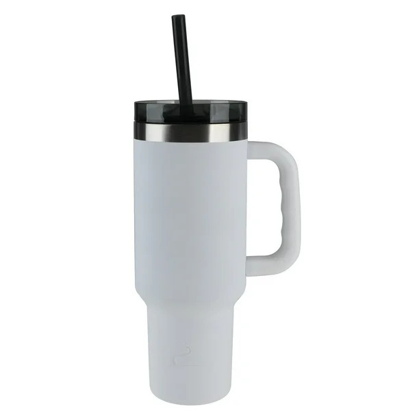 Ozark Trail 40 oz Vacuum Insulated Stainless Steel Tumbler White | Walmart (US)