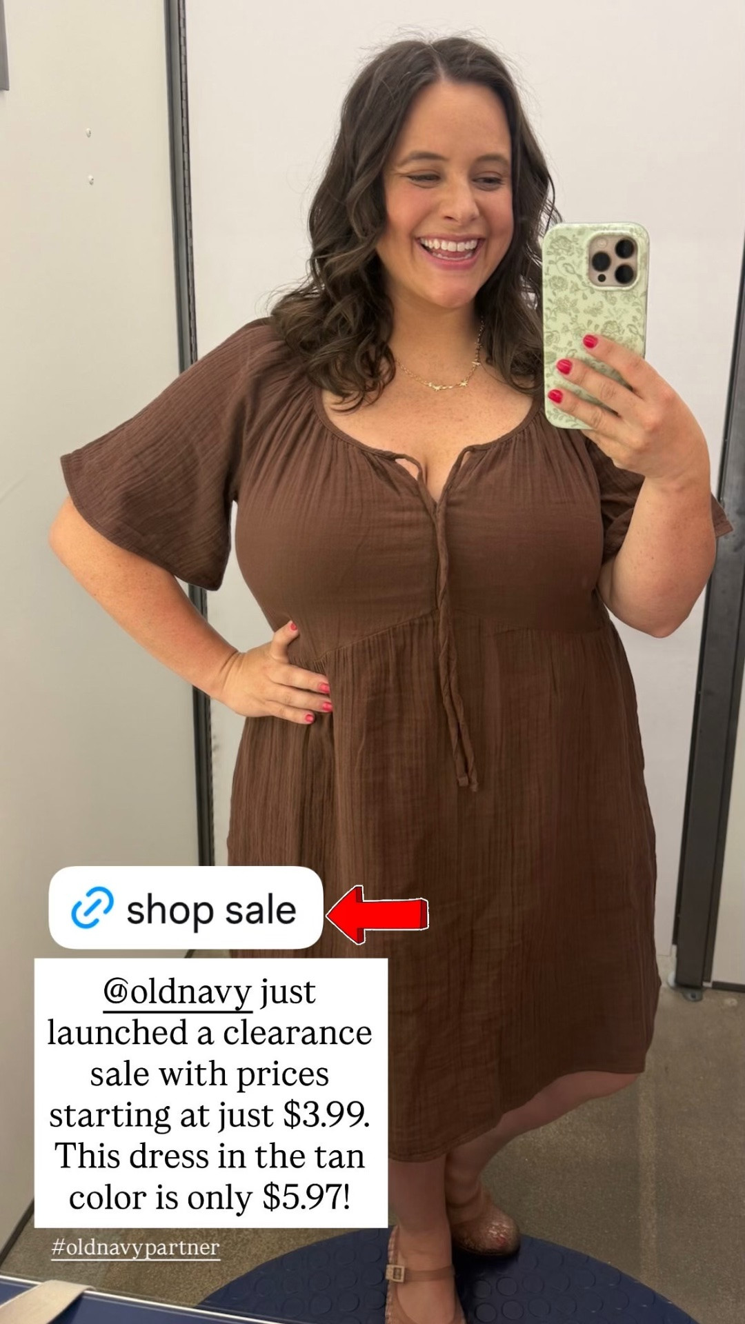 Old Navy just launched a clearance sale with prices starting at just $3.99. This dress in the tan color is only $5.97!

#LTKootd #LTKSaleAlert #LTKMidsize