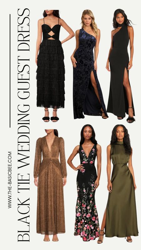 Black tie wedding guest dress all at great price points! 

Black tie, black tie dress, black tie wedding, formal dress, formal event dress, gala dress, maxi dress, black tie event, wedding guest dress, winter wedding guest dress, under $100

#LTKwedding #LTKstyletip #LTKparties