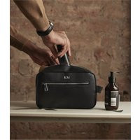 Mens Personalised Toiletry Wash Bag, Gift For Men, Leather Look Fathers Day Gift, Faux Leather Washbag, Toiletry Case | Etsy (UK)