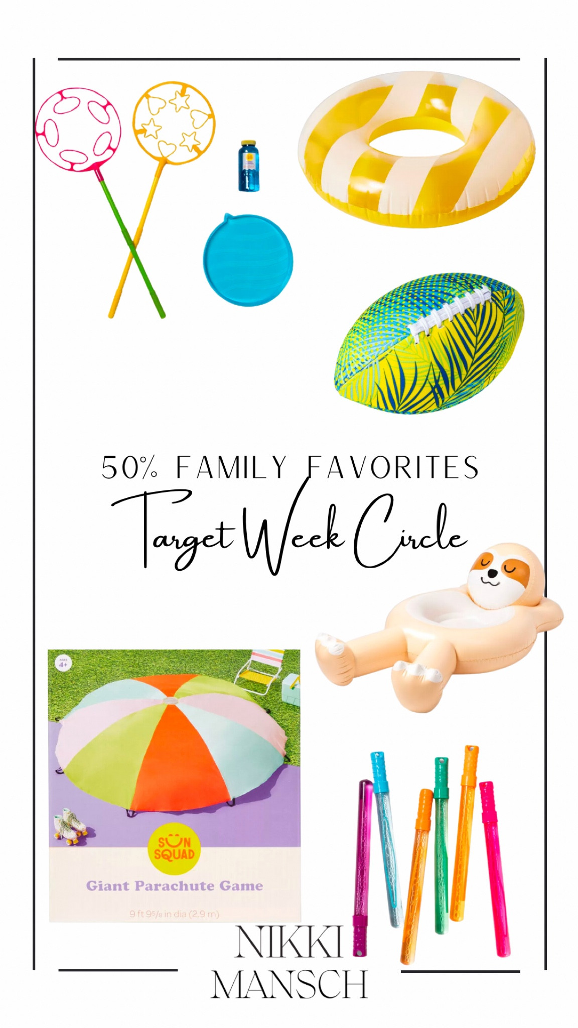 50% OFF! For Target week! 🎯 Add in the offer through their site or your app before checking out!  The “kid” size floats also work for petite girls like me 😉 

#LTKkids #LTKsalealert #LTKswim