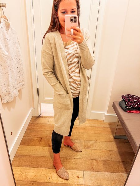 This cardigan is COZY thick. I also have last year’s version and it’s always on repeat through the fall and winter. Love this neutral color to wear with your whole wardrobe!

Sizing- tts (xs)


#LTKworkwear #LTKstyletip #LTKunder100