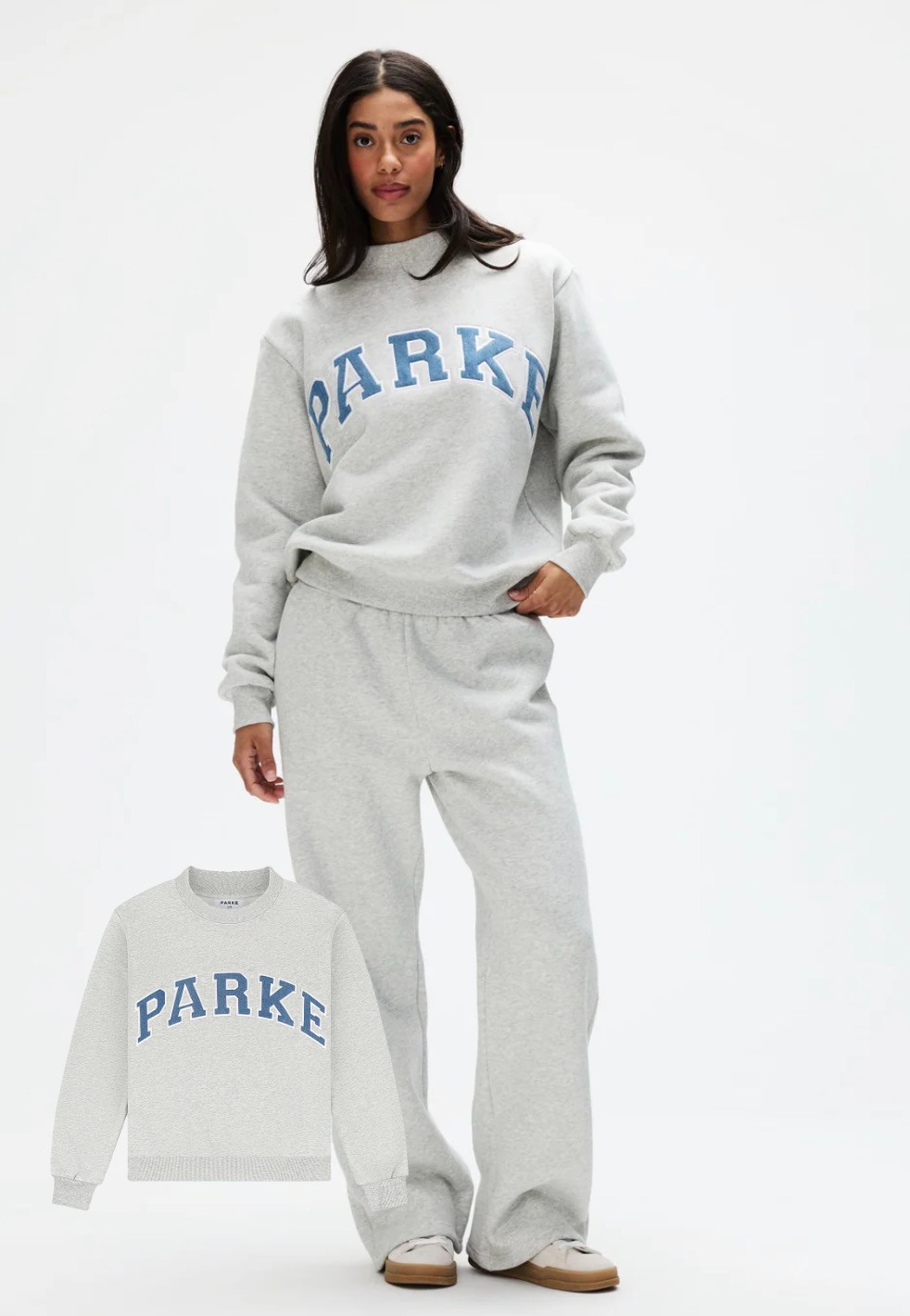 Obsessed with the new Parke OG Varsity Mocknecks 🤍 Such a perfect mix of sporty and cozy — the mockneck fit is so flattering and the varsity details make it feel elevated and on-trend. Easy to throw on with denim, leggings, or matching sweats for that effortless, put-together look ✨ 

 #LTKdayinmylife #LTKootd #LTKActive