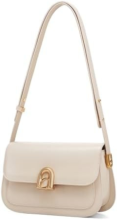 LAFESTIN Genuine Leather Shoulder Bag for Women with Adjustable Strap, Crossbody Purses For Women... | Amazon (US)