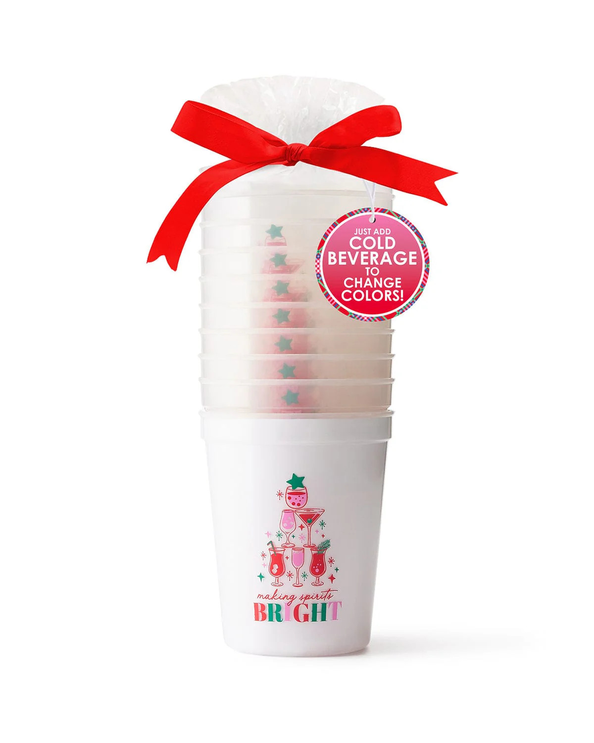 Making Spirits Bright Color Changing Christmas Cups | Packed Party