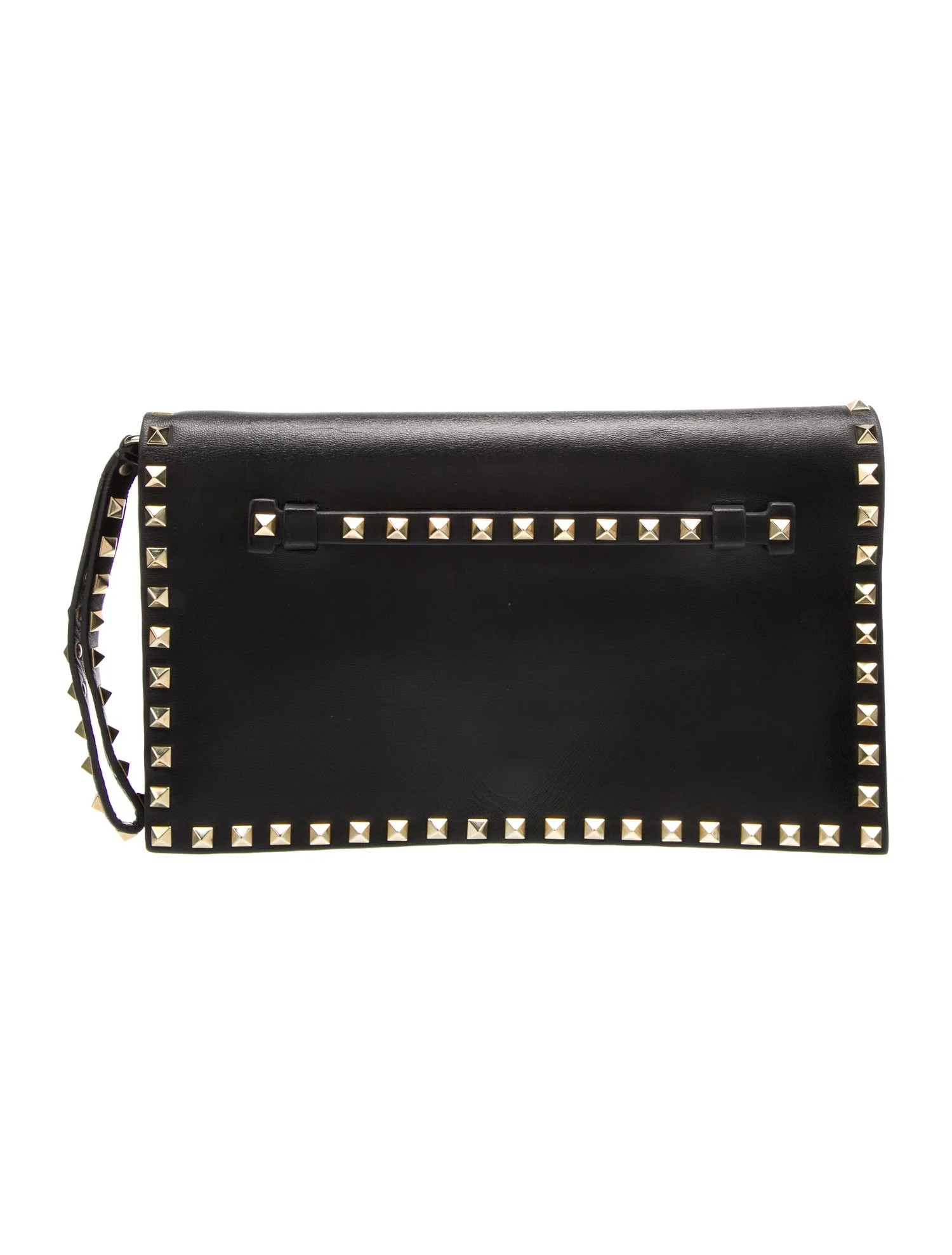 Leather Rockstud Clutch | The RealReal