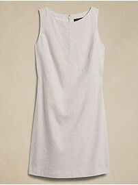 Linen-Cotton A-Line Mini Dress | Banana Republic Factory