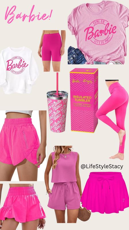 All the Barbie Looks! 

#barbie 
#barbieworld
#pink 
#amazon 

#LTKFitness #LTKxNSale #LTKunder50