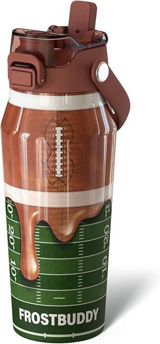 Frost Buddy 16oz Insulated Water Bottle - Straw & Chug Lid - Leak-Proof | Amazon (US)