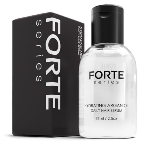 Alex Costa Hydrating Argan Oil Daily Hair Serum by Forte Series Sulfate Free Argan Hair Oil for Men Hair Serum for Dry Damaged Hair, for Styling Hair (75 ml / 2.5 oz) | Amazon (US)