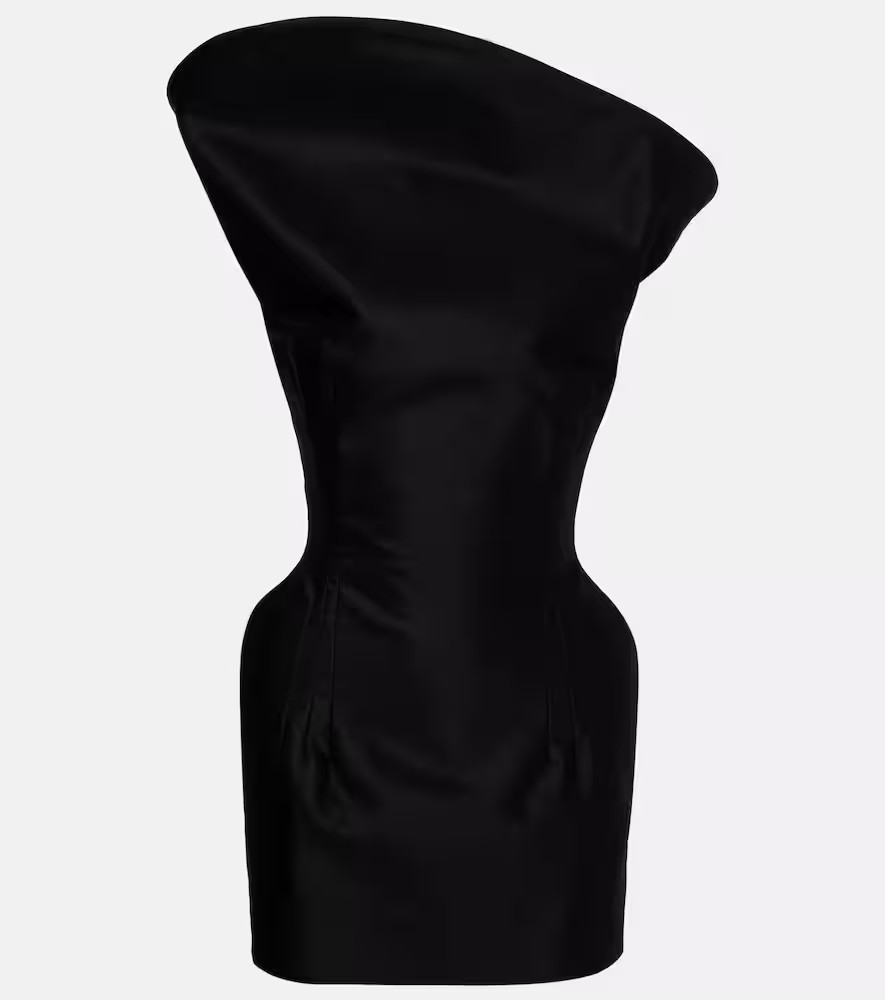 Magda Butrym Asymmetric cotton corset dress | Mytheresa (INTL)