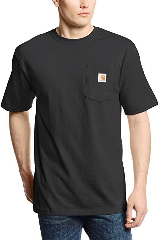 Carhartt Men's K87 Workwear Pocket Short Sleeve T-Shirt (Regular and Big & Tall Sizes) | Amazon (US)