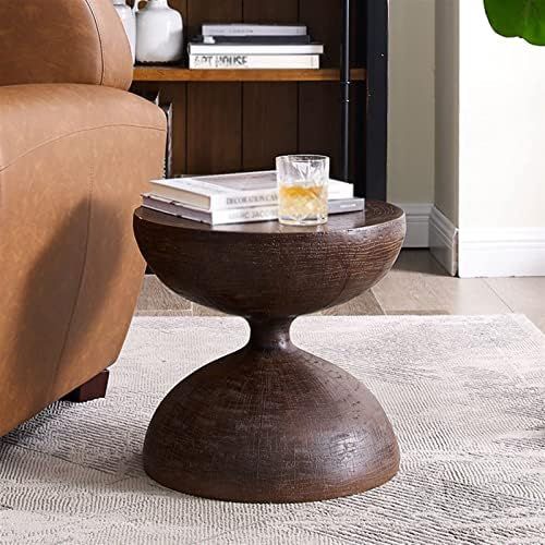 HRZZEOKV Tea Table for Living Room Light Luxury Side Table Round Coffee Table Simple Sofa Next to... | Amazon (US)