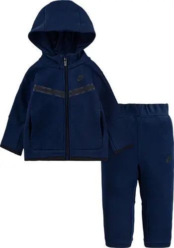 Fleece Zip Hoodie & Sweatpants Set | Nordstrom