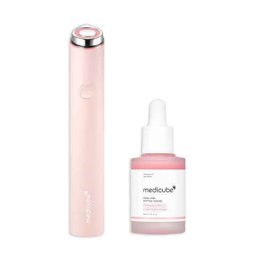 medicube Calm and Clear Skin Duo: medicube Mini Booster Pro Pink and Salmon DNA PDRN Pink Peptide Serum | Amazon (US)