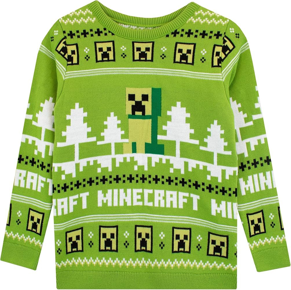 Minecraft Boys Christmas Sweater | Amazon (US)