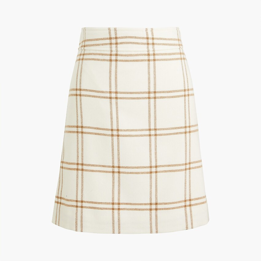 Wool-blend A-line mini skirt | J.Crew Factory