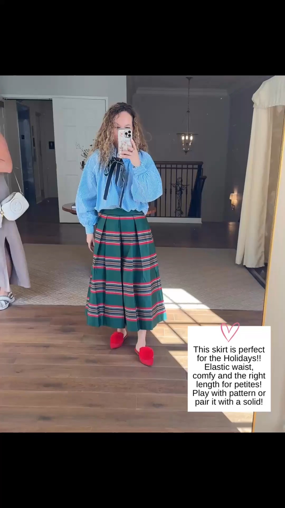 Got a holiday party or event coming up?  This skirt is perfect!  Love the stripes and the elastic waist!  But the best part is it works for petites!!  Pair it with this stripe shirt for a pattern on pattern look or something solid!! @Boden (US)

#LTKOver40 #LTKSeasonal #LTKPetite