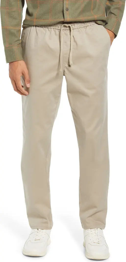 Treasure & Bond Elastic Waist Twill Chino Pants | Nordstrom | Nordstrom