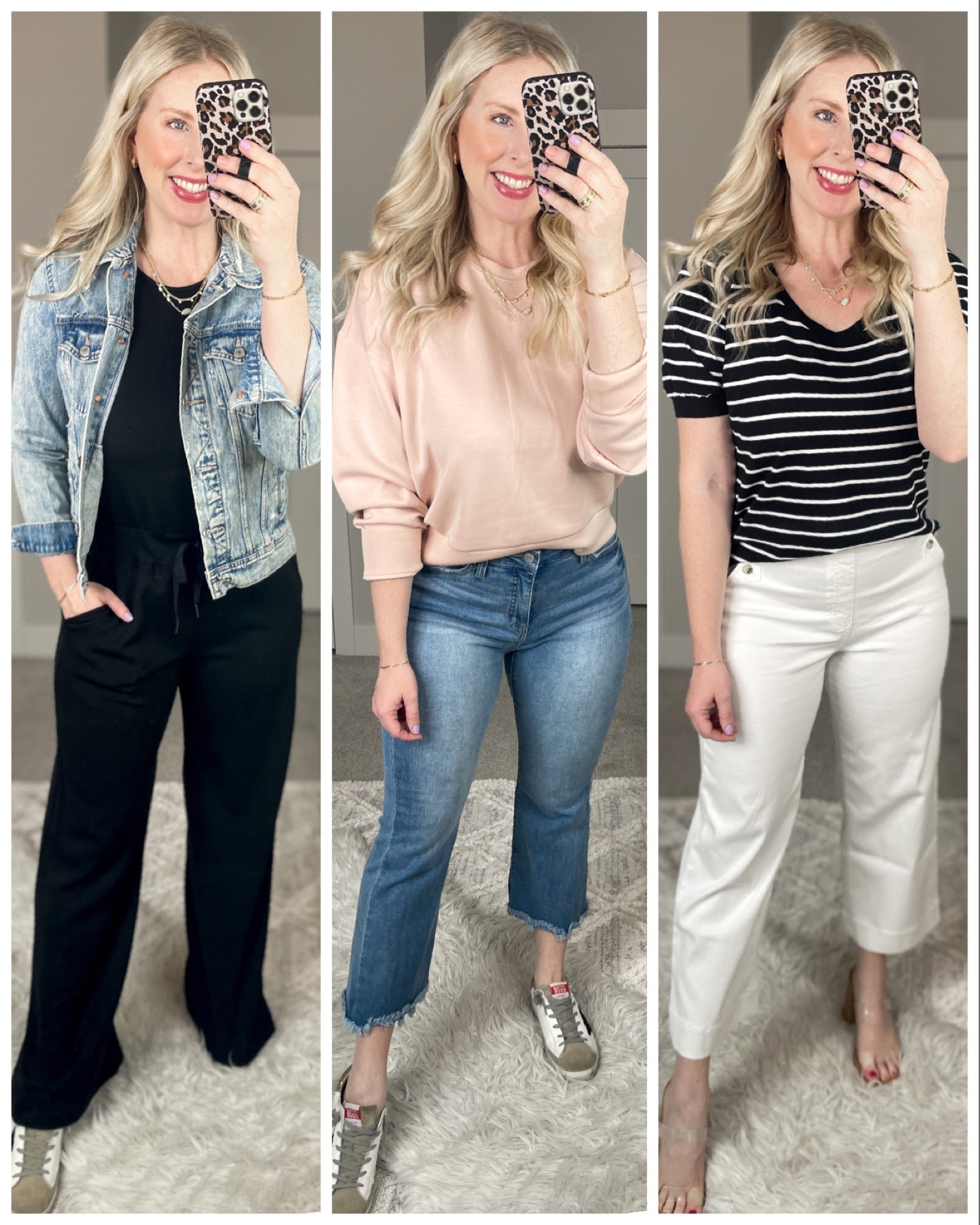 Daily try on, Spanx try on, workwear, work pants, AirEssentials jumpsuit, AirEssentials sweatshirt, Spanx pants, cropped flare pants, white pants 

KELSSEYXSPANX for a discount! 

#LTKsalealert #LTKFind #LTKworkwear