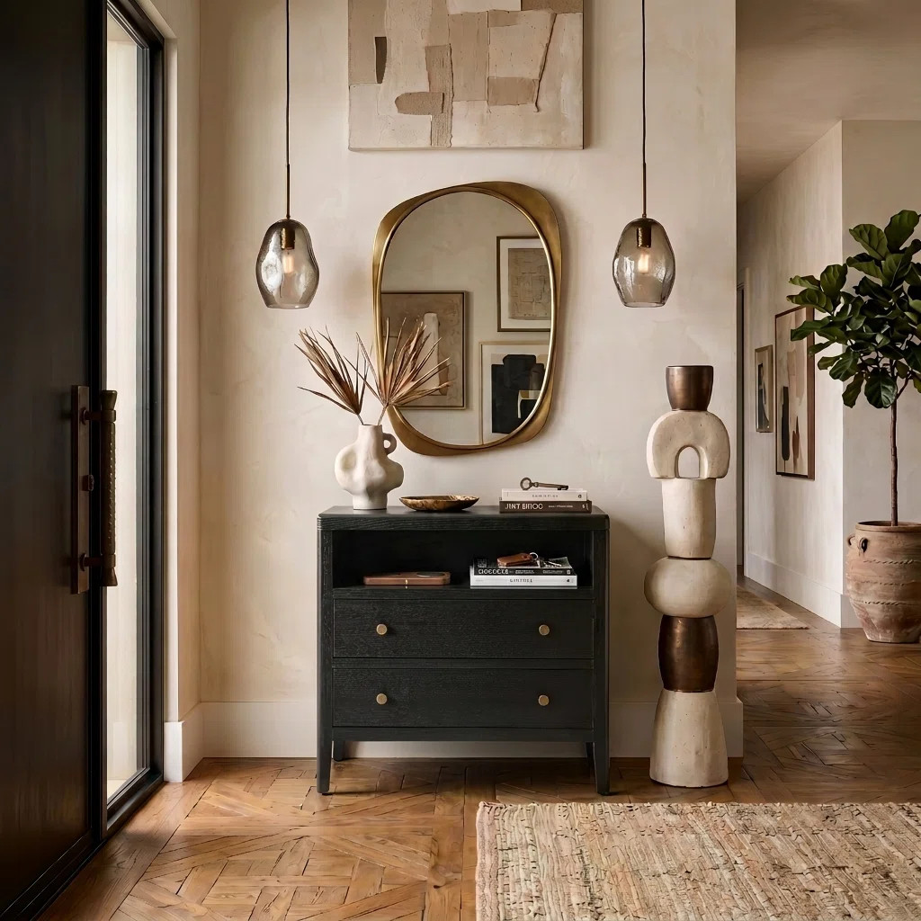 Shera Modern 2-Drawer 28"W Solid Wood End Table with Built-in Power Outlet and USB Port | Wayfair North America