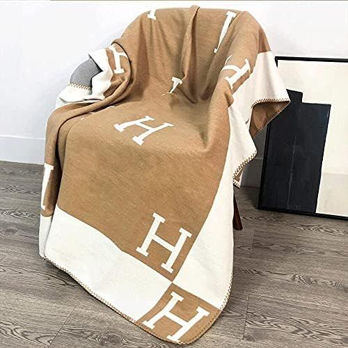 Amazon.com: Warm Shawl H Blankets Super Soft Fleece Blanket Travel Outdoor Lightweight All-Season... | Amazon (US)